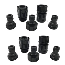 10 Pc Quick Disconnect Hose Fittings Set for Garden Hose and Accessories