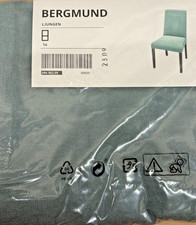 IKEA BERGMUND Chair Cover Ljungen Aqua Grayish Green 004.862.09-NEW