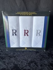 NEW Vintage Alexander Julian Colours Men's Handkerchiefs  R  Never Opened