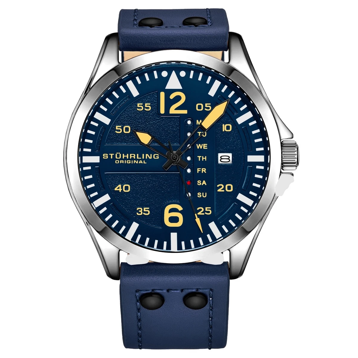 Stuhrling blue watch sale