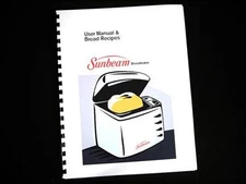 Sunbeam Oster Bread Maker Machine Directions Instruction Manuals Recipes Various