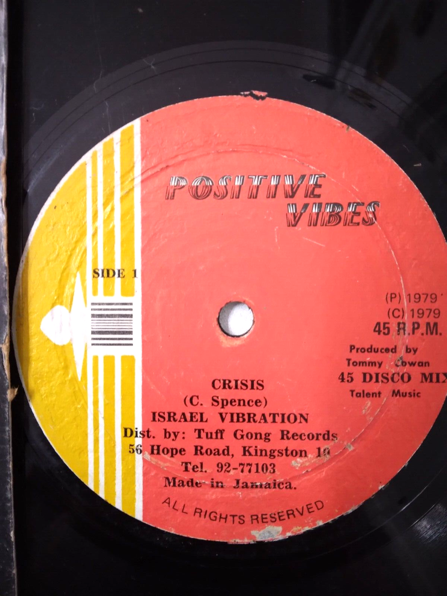 ジャマイカ12” Israel Vibration Crisis none Positive Vibes /00250 Israel Vibration – Crisis - 12