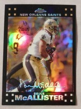 2007 Topps Chrome Refractor Football Card Pick one