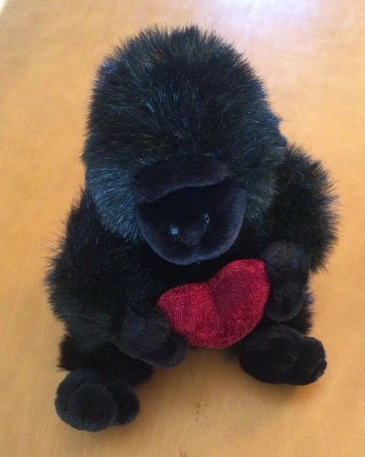 Russ Gorilla with Heart Named Heart Throbs 9" eBay