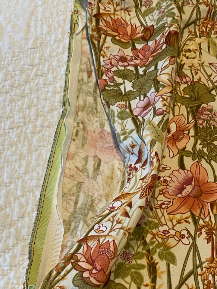 Funda de cojín individual hecha a mano - cremallera lateral Foto 4 de 4