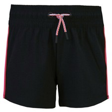 NWT Black Rainbow Stripe Member's Mark Girls Active Shorts Size 14/16