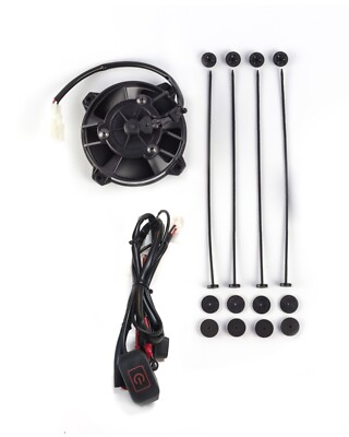 Universal SPAL Radiator Cooling Fan for 2T/4T Enduro Bikes, Original OEM