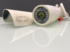 Night Owl CM-AHD10W-BU-RS White 1080p HD Wired Night Vision Security Camera D6 