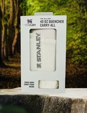 Stanley All Day 40 oz Quencher Carry-All Crossbody Bag w/Phone Pocket Cream