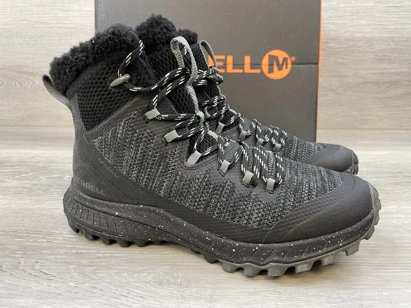 merrell bravada knit bluff waterproof ankle work boots
