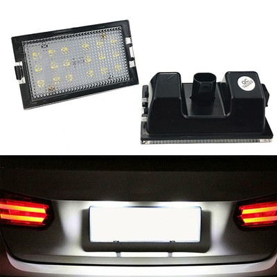 For Land Range Rover Discovery Freelander 2x LED Number License Plate Light Lamp