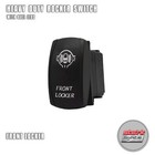 BLUE Laser Etched LED Rocker Switch Dual Light 12V 20A ON OFF - FRONT ...