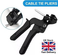 Metal Cable Tie Fasten Gun Plier Tool Tensioning & Cutting Tool for Zip Ties