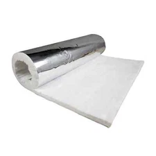 Foil Faced Ceramic Blanket 2300F 8# 1" x 24" x 36" HVAC Duct Insulation         