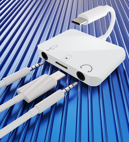 External USB-C Sound Card Type-C to 3.5mm Connecter Cable Headphone Mic Adapter - Picture 11 of 12
