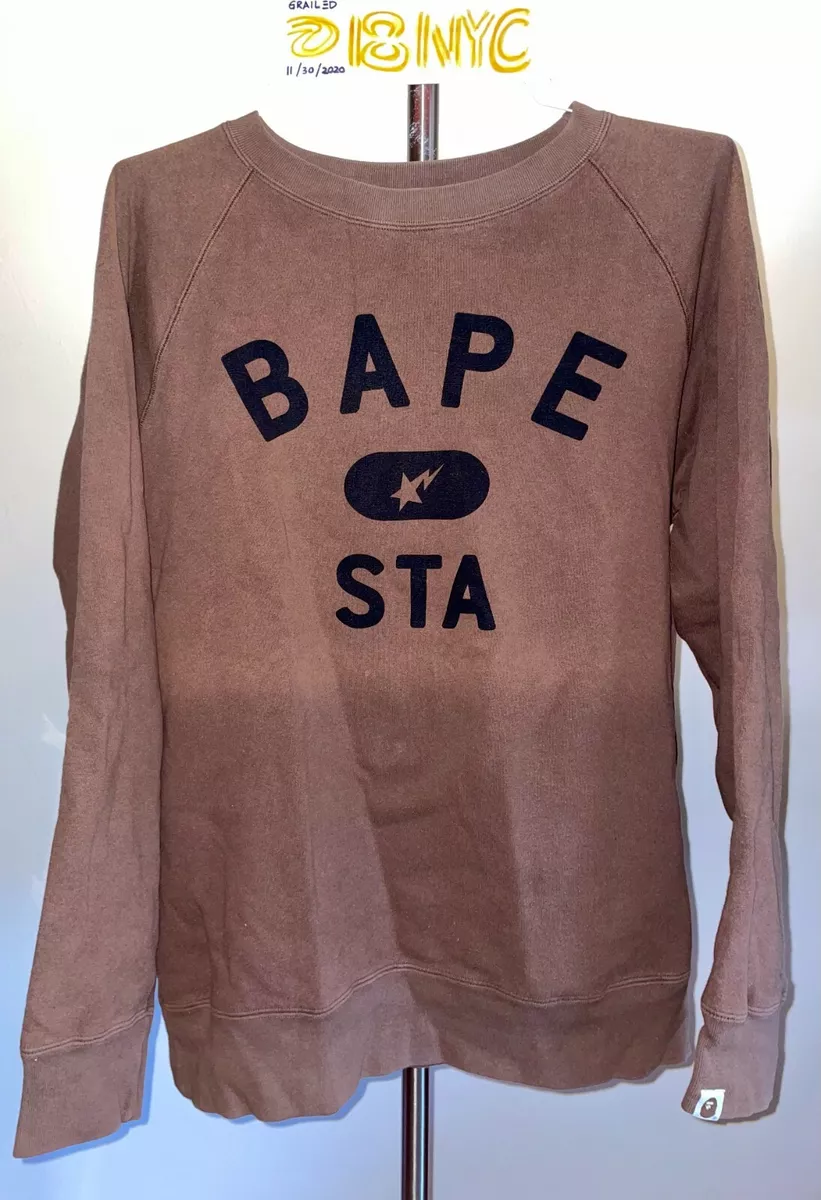BAPE A Bathing Ape Lettered Sweatshort White