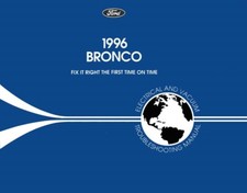 1996 Ford Bronco Electrical Vacuum Shop Service Repair Manual Factory OEM EVTM