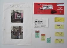 Queen 1979 Paris France Concert Ticket Stub 1.3.79 French Tour + Extras