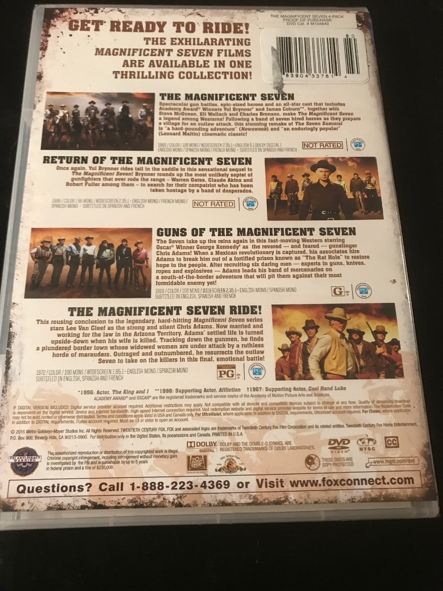 (未使用･未開封品)Magnificent Seven: Complete Second Season [DVD] Amazon.com: The Magnificent Seven - Season Two (Dvd