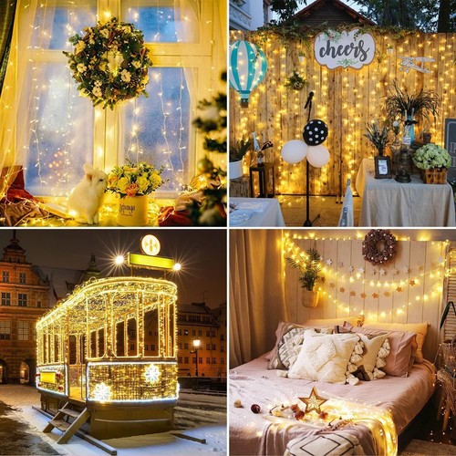 Mains Plug In Fairy String Lights 10-100M LED Xmas Party Garden Wedding Outdoor - Picture 10 of 18