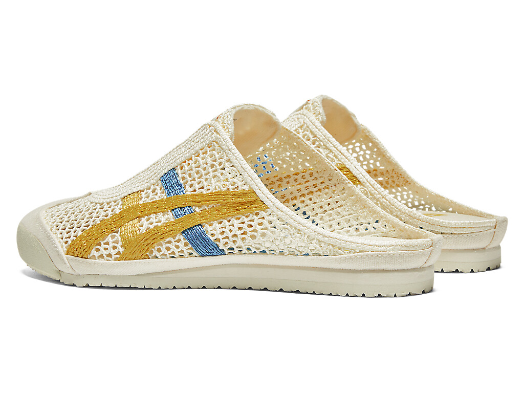 Onitsuka Tiger MEXICO 66 SABOT Cream / Mustard Mesh Shoes US
