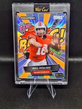 2024 Will Howard Alumination Comix Baaang Yellow & Blue 16/25 Rainbow Refractor