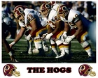 Washington Redskins O Line THE HOGS Game Action Color 8 X 10 Photo Picture