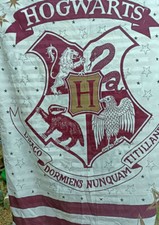 2001 Harry Potter Hogwarts Single Duvet Cover & Pillow Case Set 2 Retro
