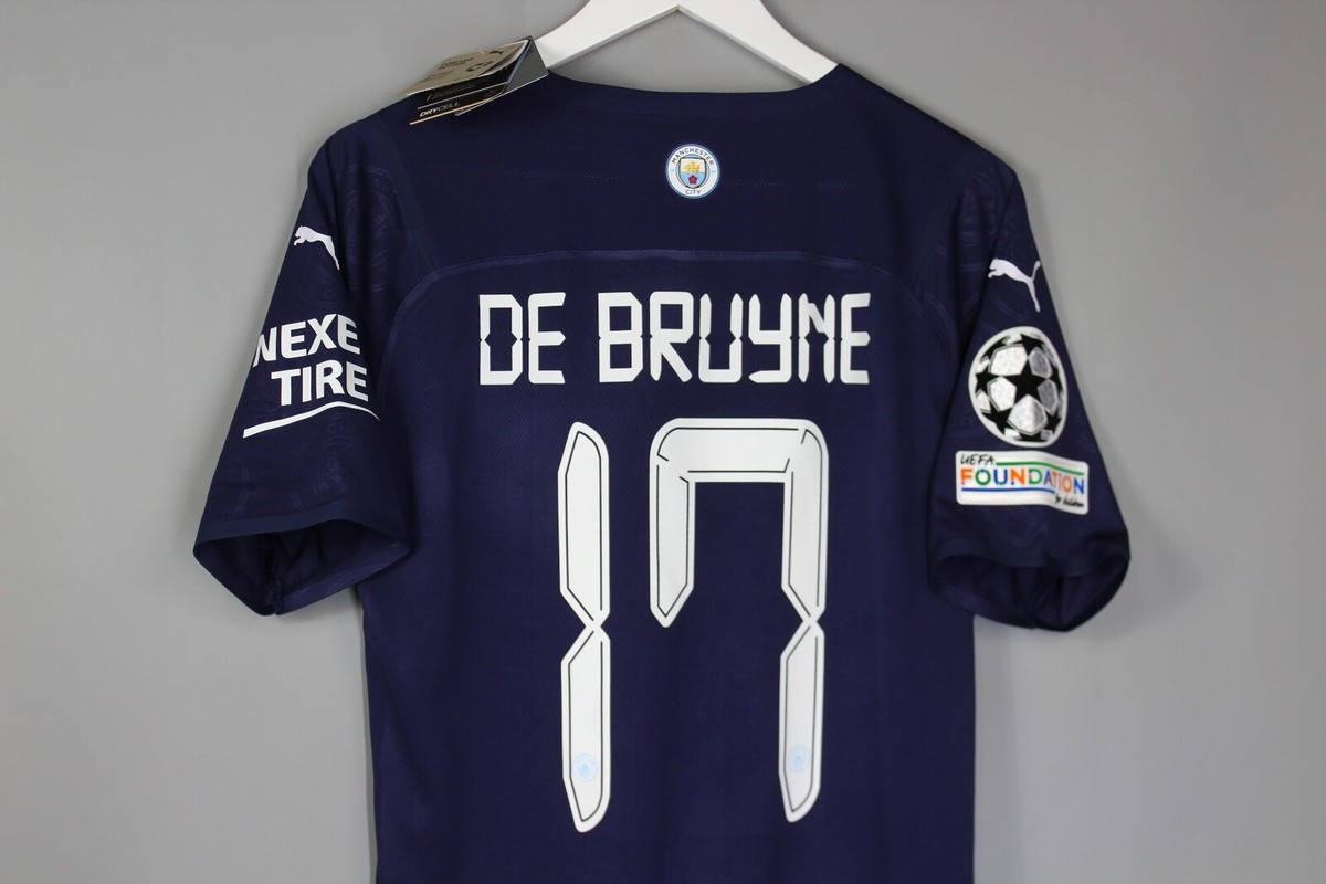 NWT MANCHESTER CITY 2021/2022 AWAY SHIRT JERSEY #17 DE BRUYNE