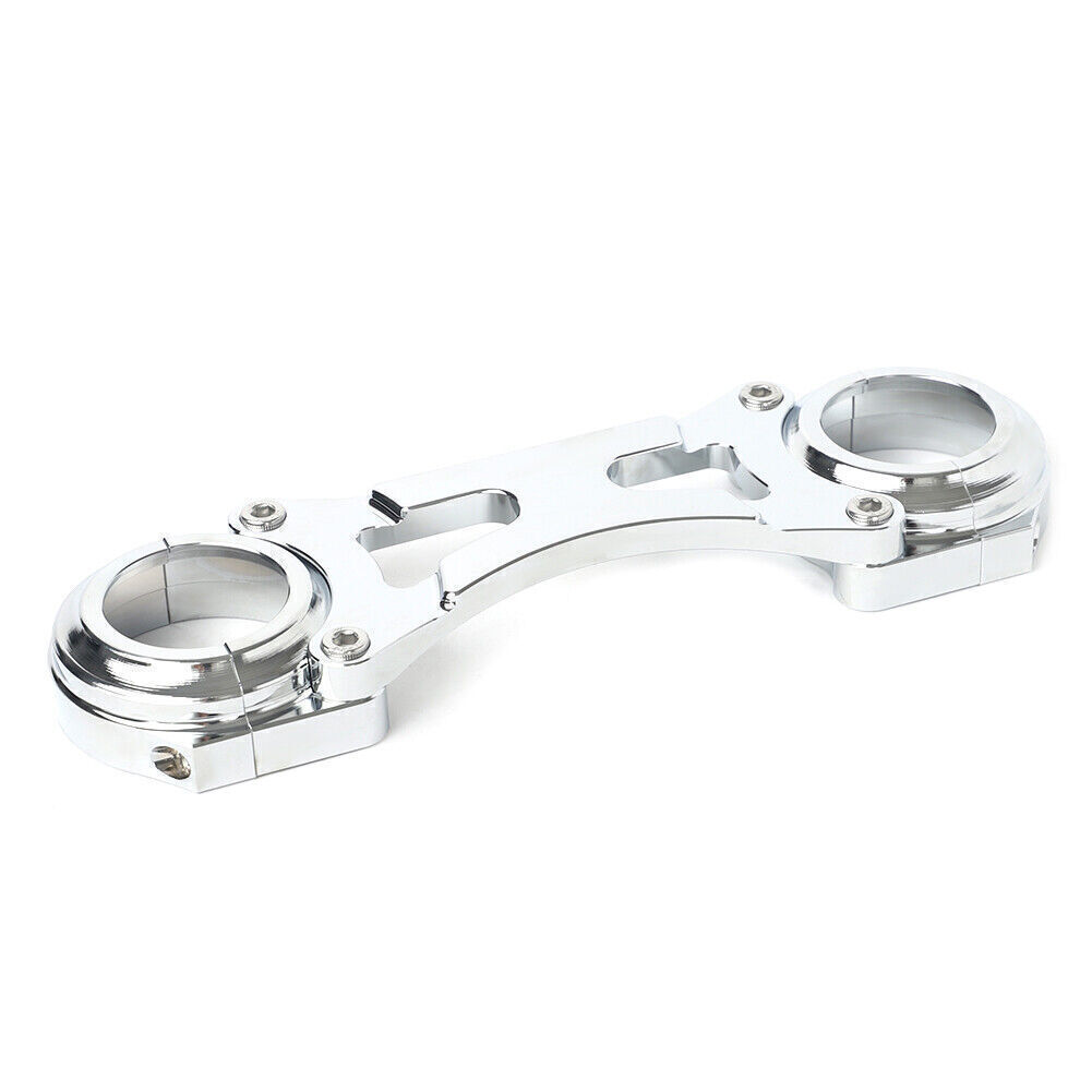 Chrome 49mm Fork Brace For Harley Dyna Super Glide FXD FXDB FXDL FXDF 2007-2017