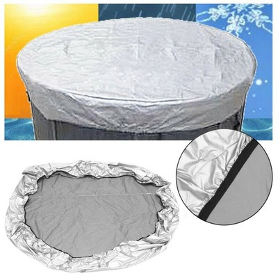 Silber Hot-Tub Abdeckung Rund Anti-uv Schutz Spa Rau Wetter Zuverlässige Silber Hot-Tub Abdeckung Rund Anti-uv Schutz Spa Rau Wetter Zuverlässige