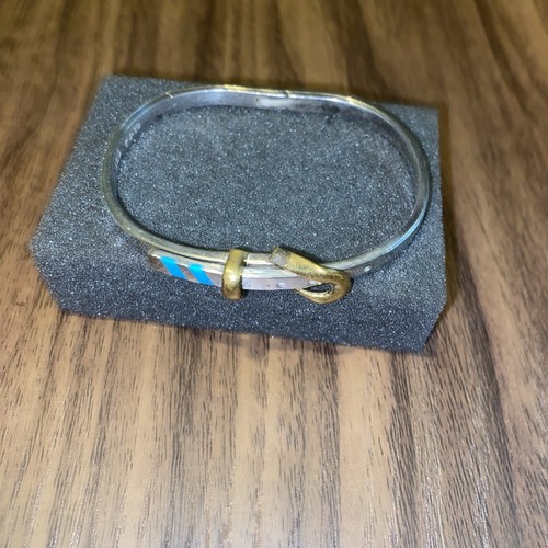 Vintage Sterlingsilber Mexiko eingelegt türkis Gürtelarmband markiert, siehe Bild - Bild 10 von 13