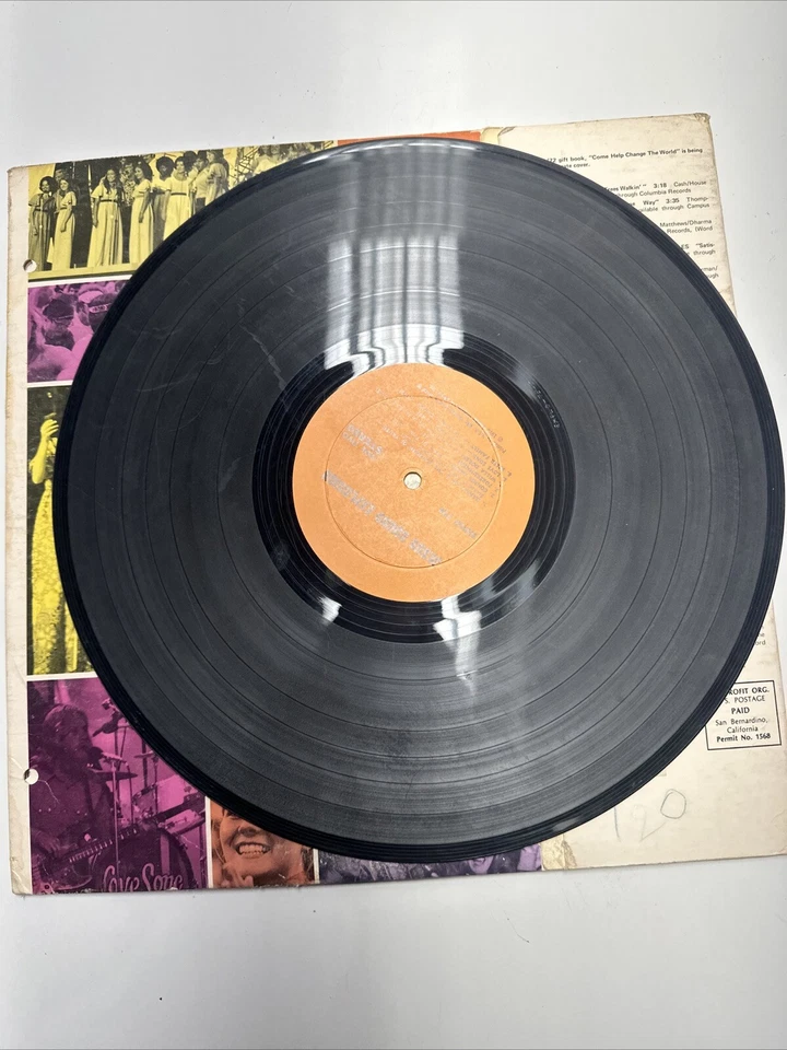 Jesus Sound Explosion / Campus Crusade for Christ Live 1972 Johnny Cash Vinyl LP Foto 4 de 4