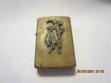 MARLBORO ZIPPO BRASS RIDER AND HORSE, 1994, MATCHING INSERT