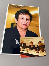 SHIRIN EBADI Friedensnobelpreis 2003 in-person signed  Foto 20x30 Autogramm