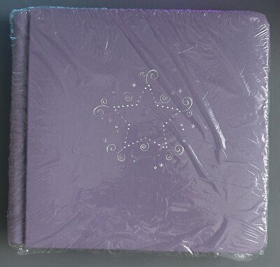 Creative Memories 7x7 PURPLE / LILAC with SILVER STAR Album NEW