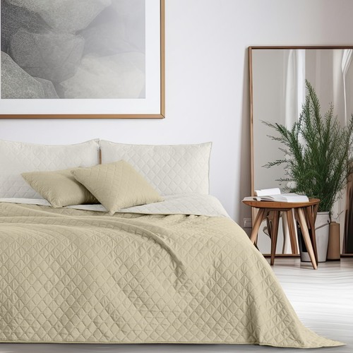 Tagesdecke Bettüberwurf Allzweckdecke Wohndecke Wendedesign Steppung 562 - Bild 6 von 25