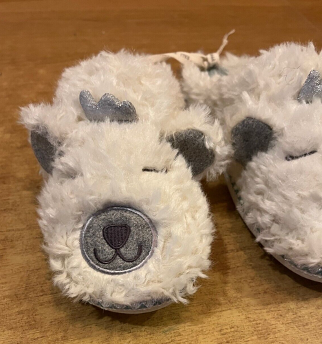 Fat Face Poppy the Polar Bear Hausschuhe Pantoletten Medium Gr. UK 5,5 - 6 NEU UVP 32€ - Bild 1 von 7