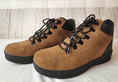 Bearpaw Dominic Hiking Boots Mens Size 10 Brown Hickory Suede