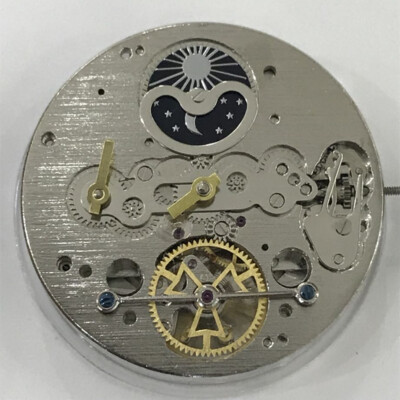 Double Mainspring China Made Automatic Mechanical Movement Double Timezone