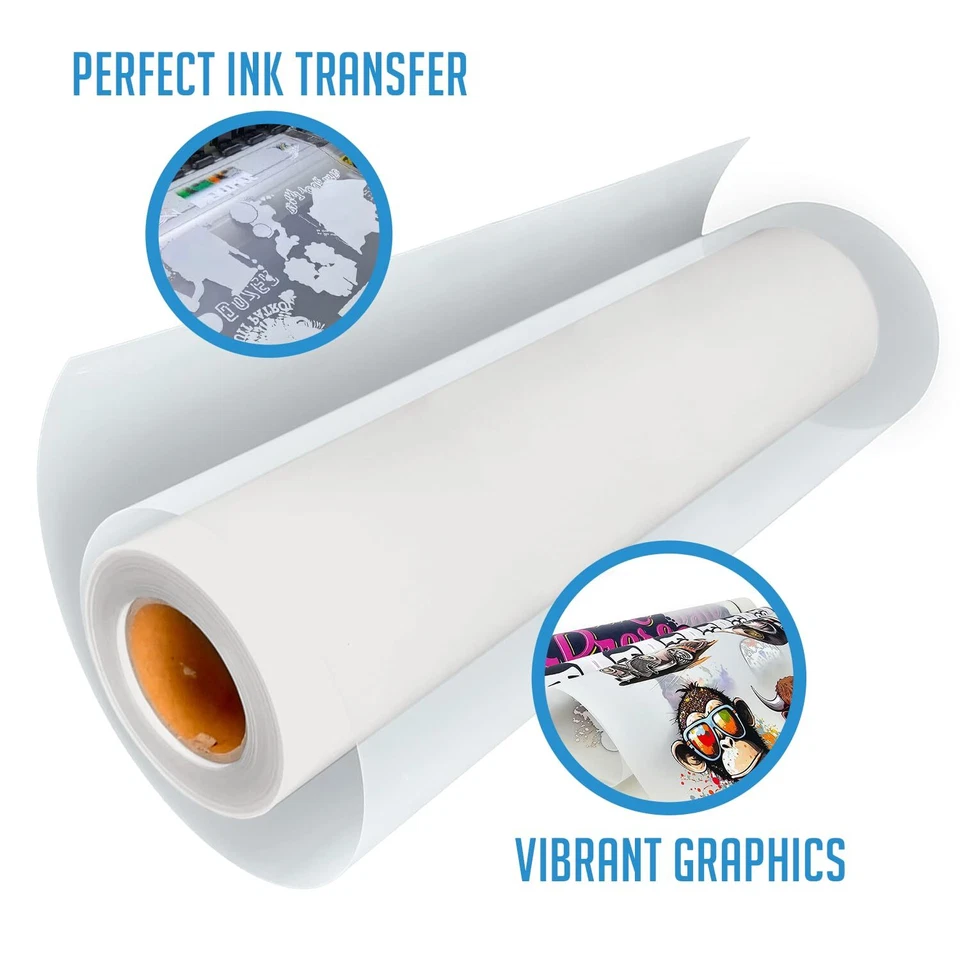 Smart Peel DTF Transfer Film Roll 23.6"x 328' Premium Matte Direct to Film Roll - Image 3 of 4