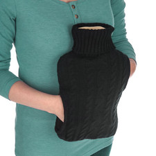 Hot Water Bottle With Cover Luxury Soft Fluffy 2L High Quality Rubber Faux Fur