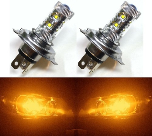 50W HS1 12V Naranja Dos Bombillas Cabeza Luz Recambio Moto Bicicleta | eBay