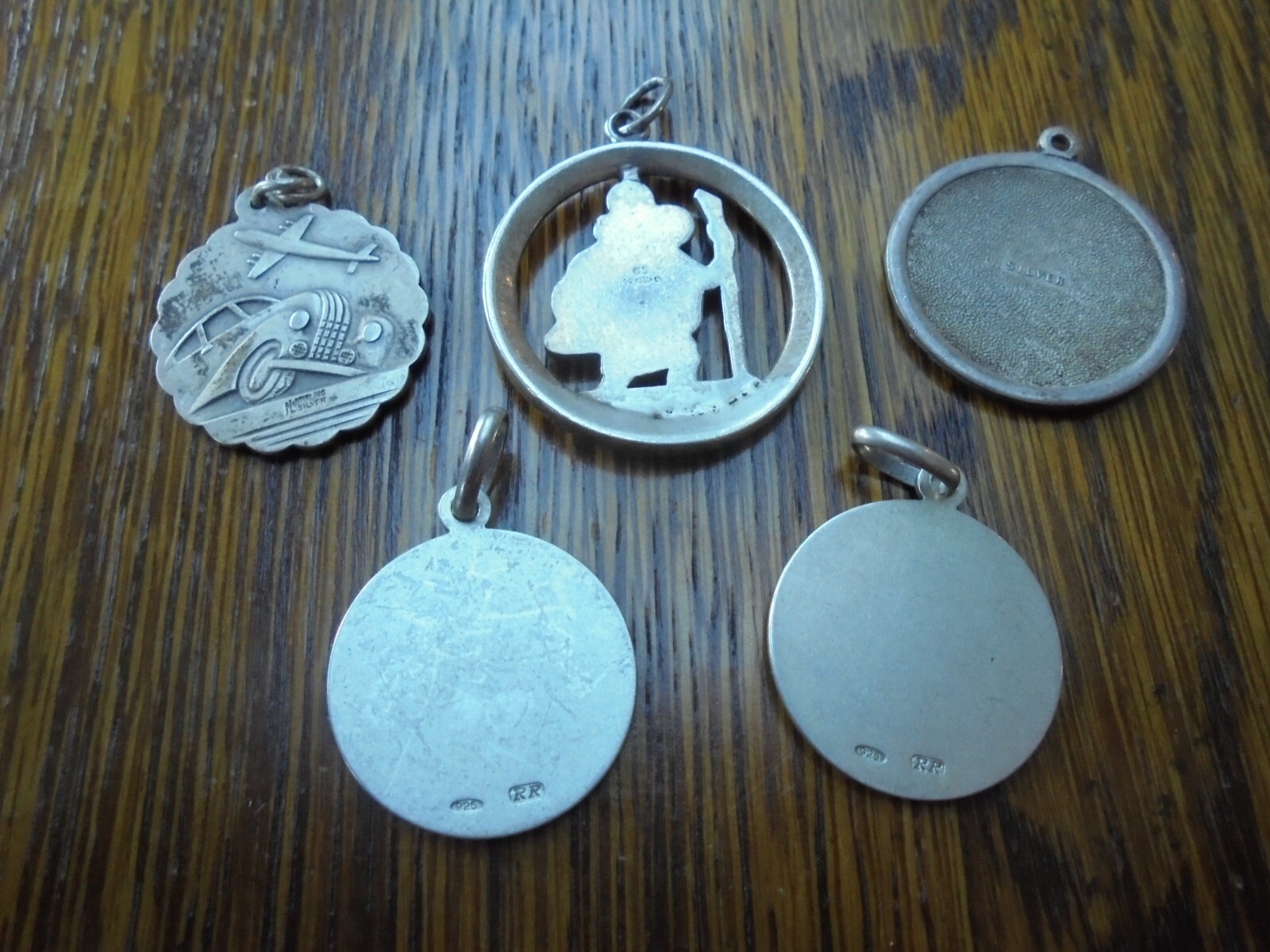 5 , 925 solid silver pendants eBay