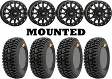 Kit 4 GMZ Ivan IRONMAN Stewart 32x9.5-14 on HLA1 Beadlock Matte Black POL