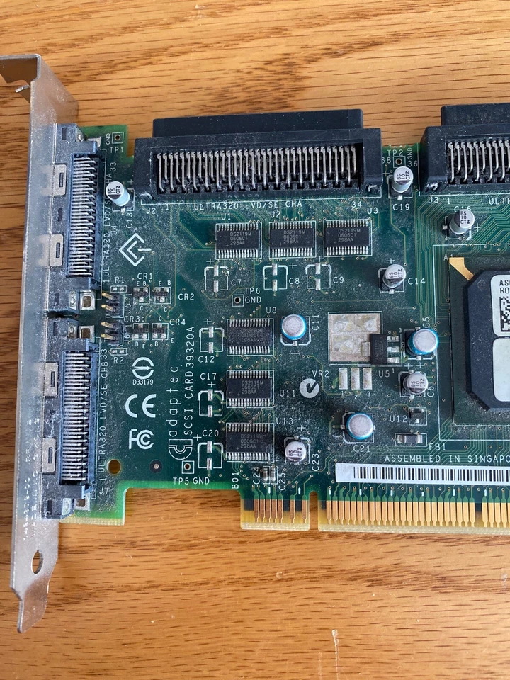 Adaptec SCSI CARD 39320A 2071407-00 REV A MIC ADT-ASC-39320A(B) PCI-X-133 - Image 3 of 4