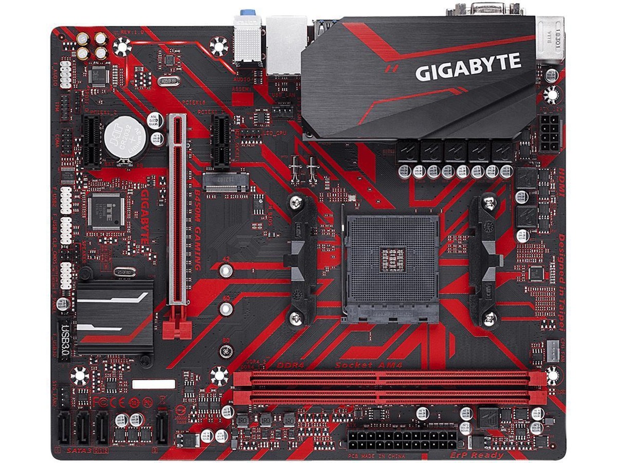 GIGABYTE B450M GAMING AM4 AMD B450 SATA 6Gb/s USB 3.1 HDMI Micro