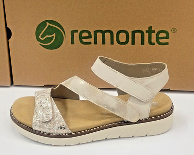 Remonte Womens D2050-61 Jocelyn 50 Weiss Gold Muschel Porzellan 41