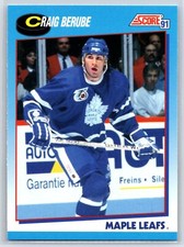 1991-92 Score Canadian Bilingual Craig Berube Toronto Maple Leafs #578