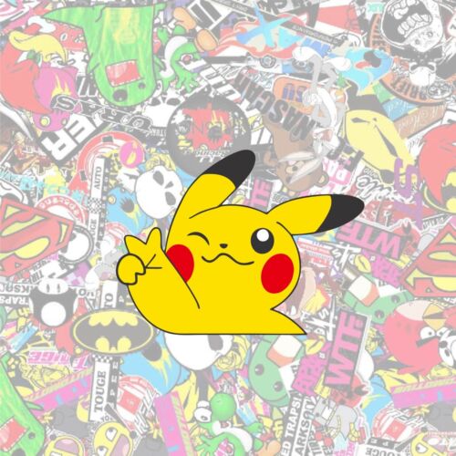 Calcomanías de vinilo para coche anime Pokémon Pikachu Peek Peeker ventana de peeking - Imagen 2 de 4